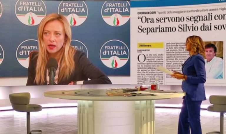 Meloni, Gaffe In Diretta: Myrta Merlino La Corregge E Lei Si Altera ...