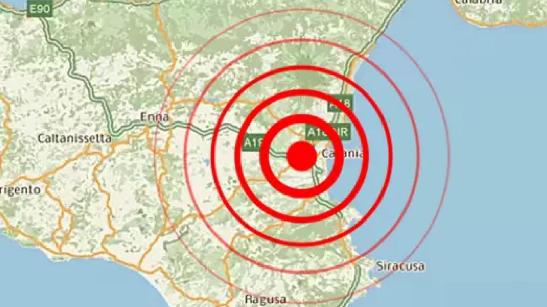 Terremoto: Forte Scossa Nel Catanese, Magnitudo Tra 4.4 E 4.9 - Business.it