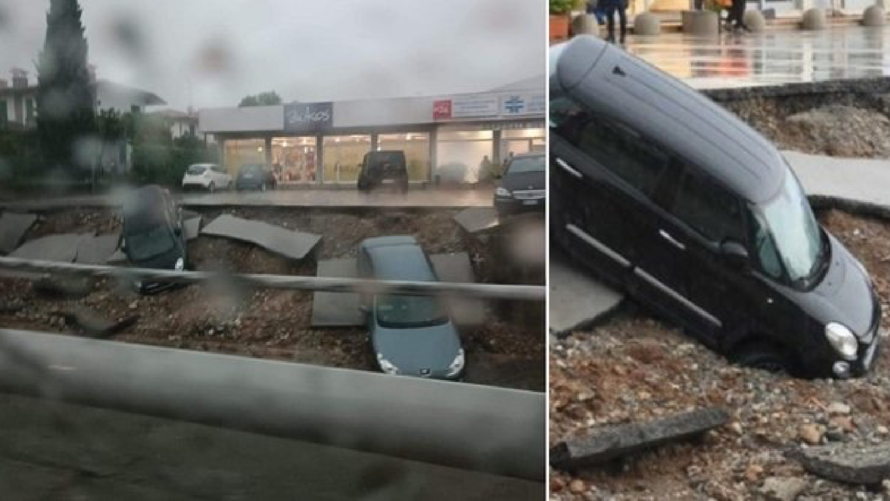 Maltempo A Brescia, Strade E Sottopassi Allagati. Crolla La Sponda Del ...