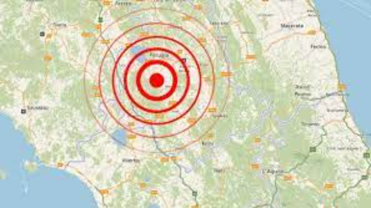 Forte Scossa Di Terremoto In Provincia Di Perugia